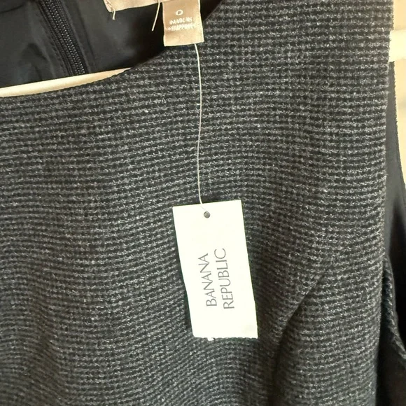 Banana Republic Charcoal Midi Dress - Picture 2 of 7